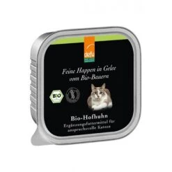 Defu Katzenfutter Bio-Hofhuhn - Feine Happen In Gelee