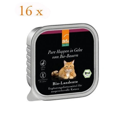 Defu Katzenfutter Bio-Landente - Pure Happen In Gelee 3 Defu Katzenfutter Bio-Landente - Pure Happen In Gelee