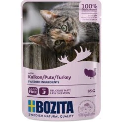 Bozita Pouch Katzenfutter Häppchen In Soße 10 Bozita Pouch Katzenfutter Häppchen In Soße -Günstiges Futter Katze Geschäft bozita pouch haeppchen in sosse mit hering 85g2