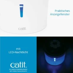 Catit Blumentrinkbrunnen Mit Edelstahl Einsatz -Günstiges Futter Katze Geschäft catit blumentrinkbrunnen mit edelstahl einsatz 1662547580