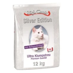 Classic Cat High Classic Katzenstreu Silver Edition Mit Babypuderduft
