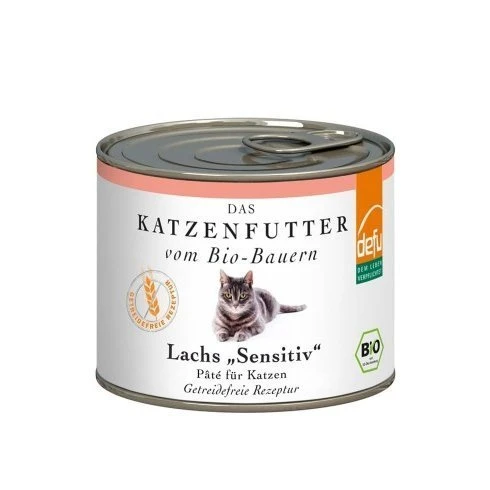 Defu Katzenfutter Lachs Sensitive Pâté 4 Defu Katzenfutter Lachs Sensitive Pâté – Bild 2