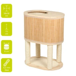 EBI Kratzbaum Bamboo Tori -Günstiges Futter Katze Geschäft ebi kratzbaum bamboo tori 1665415029