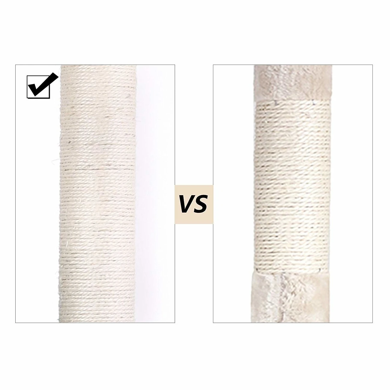 FEANDREA Katzen Kratzbaum Mit 2 Höhlen 18 FEANDREA Katzen Kratzbaum Mit 2 Höhlen – Bild 16