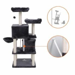 FEANDREA Katzen Kratzbaum Mit 2 Höhlen 27 FEANDREA Katzen Kratzbaum Mit 2 Höhlen -Günstiges Futter Katze Geschäft feandrea katzen kratzbaum mit 2 hoehlen 1553179775