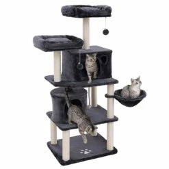 FEANDREA Katzen Kratzbaum Mit 2 Höhlen 41 FEANDREA Katzen Kratzbaum Mit 2 Höhlen -Günstiges Futter Katze Geschäft feandrea katzen kratzbaum mit 2 hoehlen 1553179778