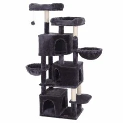 FEANDREA Kratzbaum Groß Mit 3 Katzenhöhlen