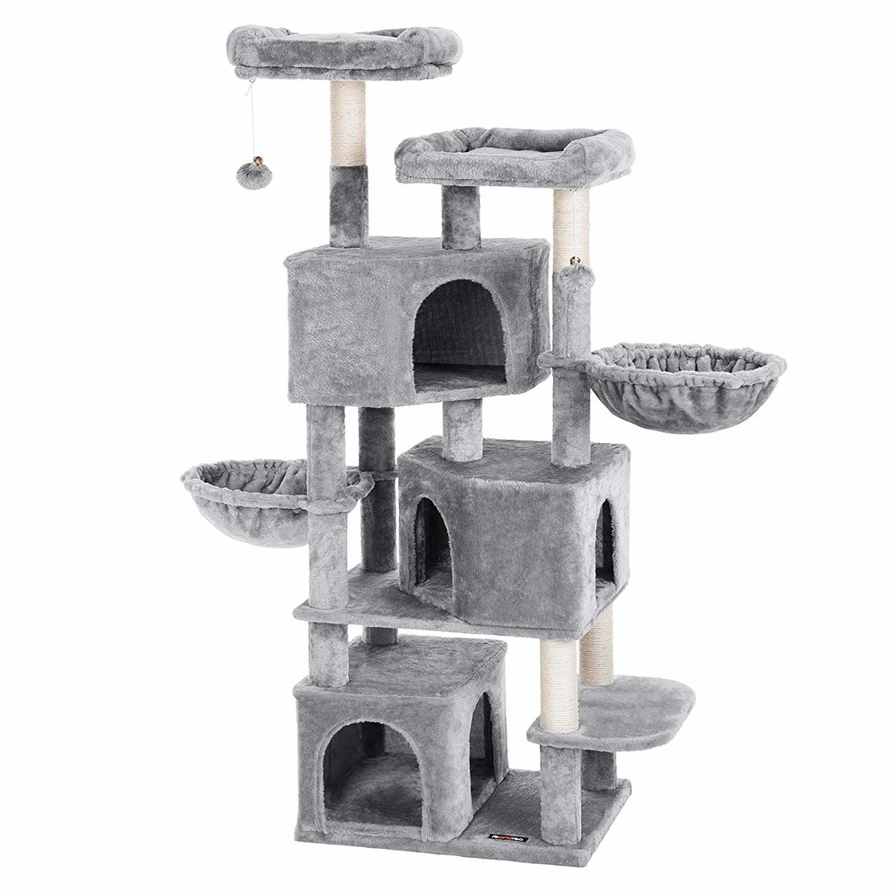 FEANDREA Kratzbaum Groß Mit 3 Katzenhöhlen 7 FEANDREA Kratzbaum Groß Mit 3 Katzenhöhlen – Bild 5