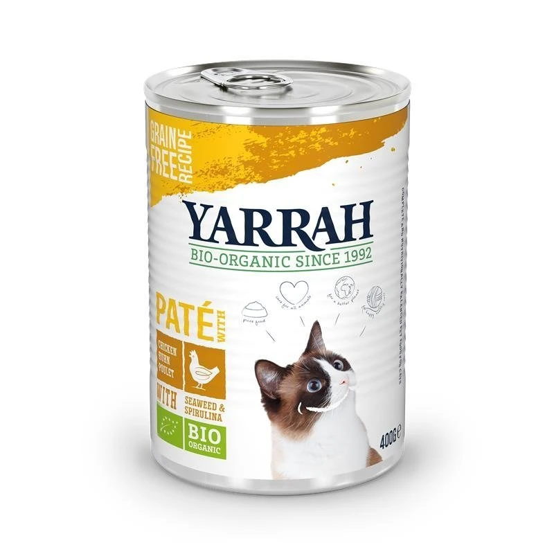 Yarrah Bio-Katzenfutter Pastete Getreidefrei 3 Yarrah Bio-Katzenfutter Pastete Getreidefrei