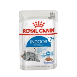 Royal Canin Indoor Sterilised Katzenfutter 7+ Nass In Gelee Und Sauce