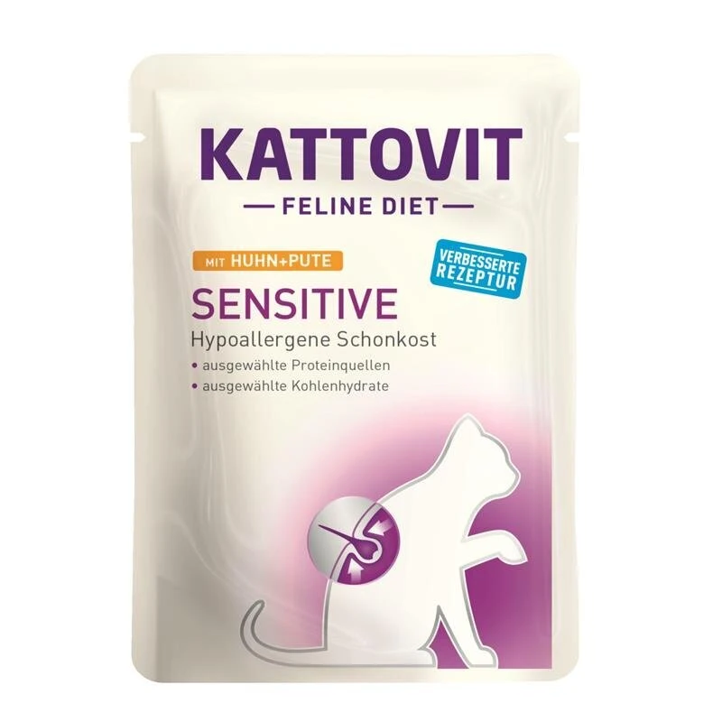 Kattovit Feline Diet Sensitive Portionsbeutel 3 Kattovit Feline Diet Sensitive Portionsbeutel
