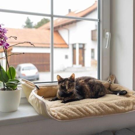 Kerbl Fensterliegekissen Zum Hochklappen 4 Kerbl Fensterliegekissen Zum Hochklappen – Bild 2