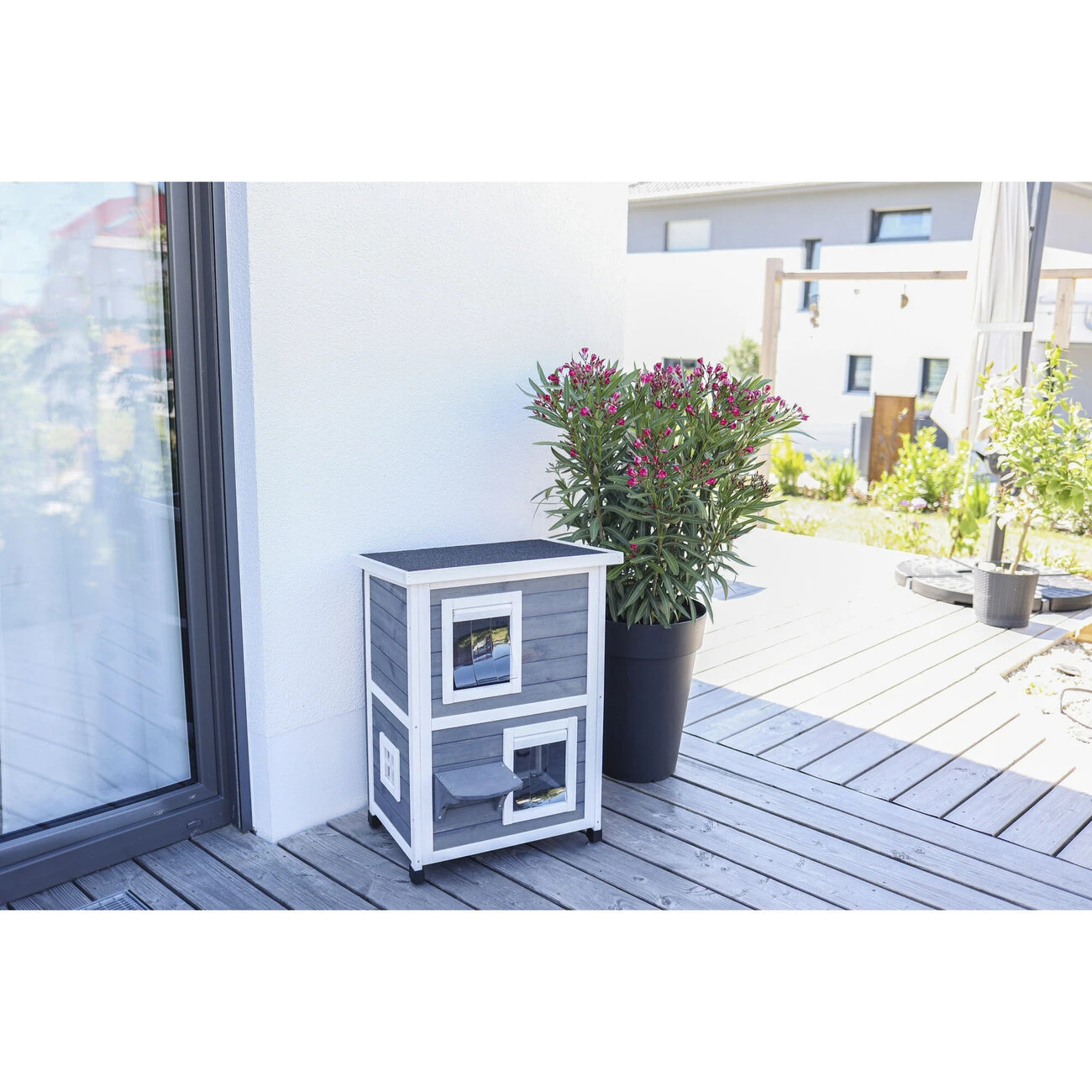 Kerbl Outdoor Katzenhaus Family 8 Kerbl Outdoor Katzenhaus Family – Bild 6