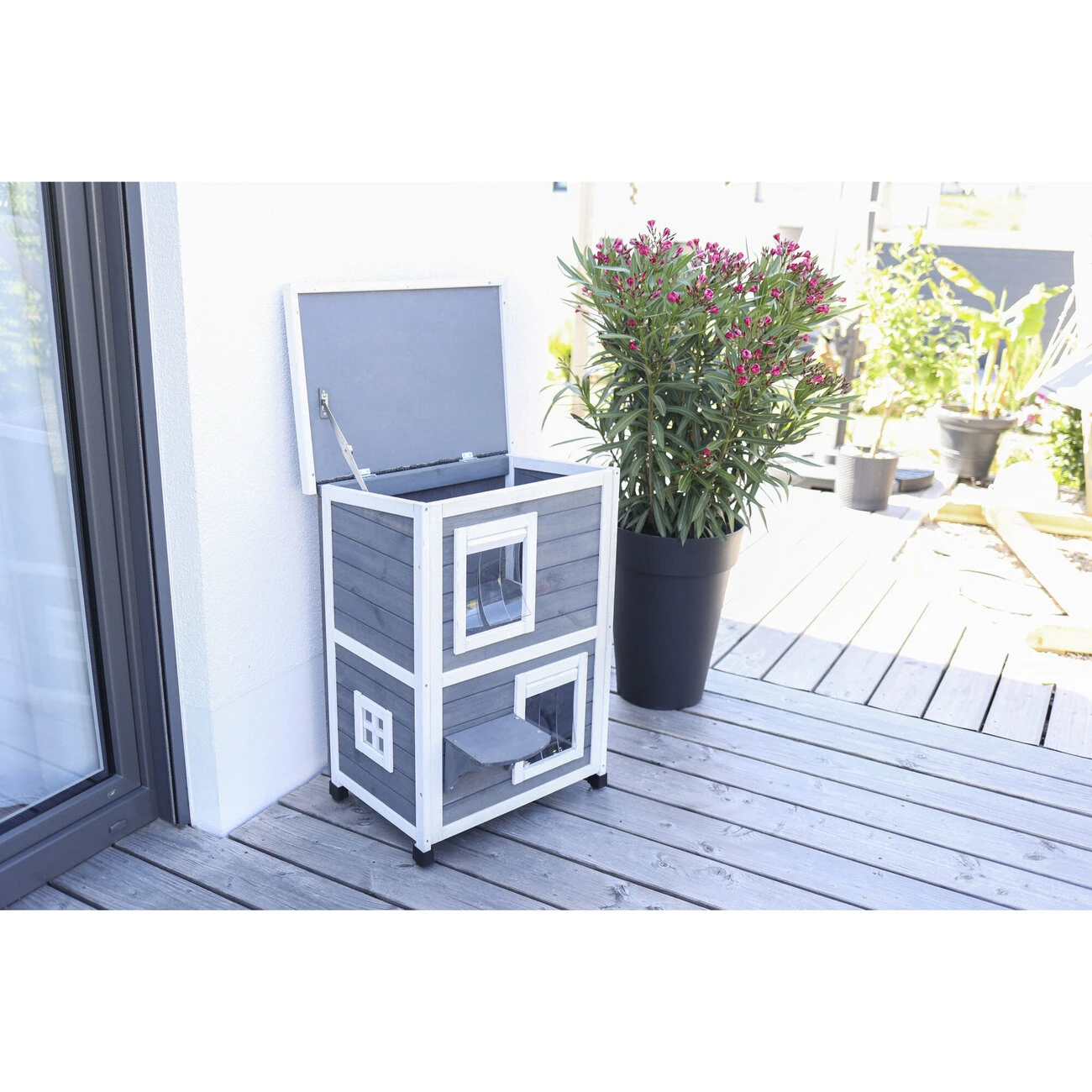 Kerbl Outdoor Katzenhaus Family 9 Kerbl Outdoor Katzenhaus Family – Bild 7