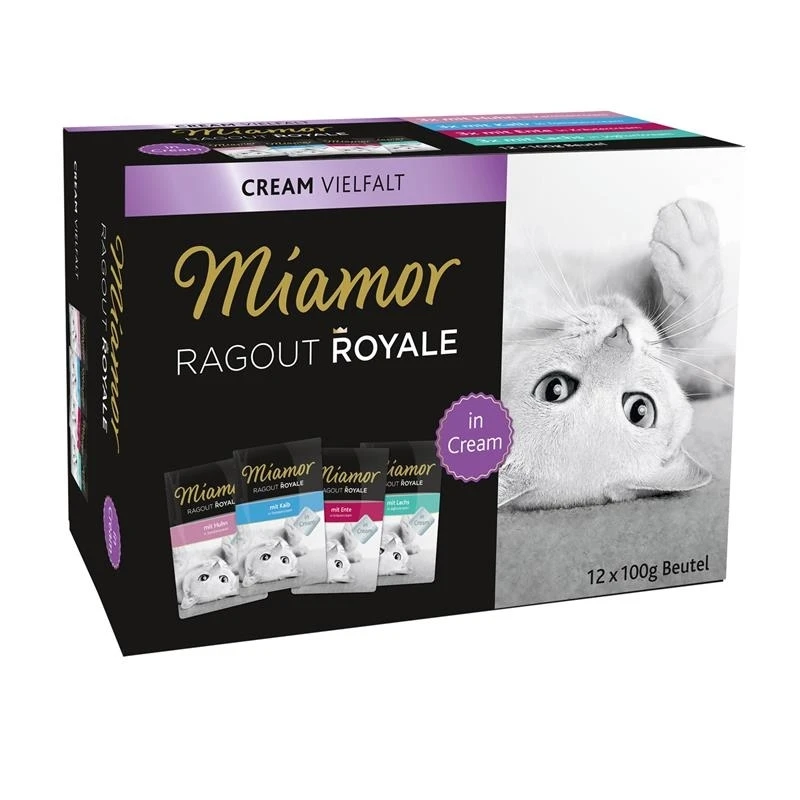 Miamor Ragout Royale Cream Vielfalt Multipack Katzenfutter 3 Miamor Ragout Royale Cream Vielfalt Multipack Katzenfutter