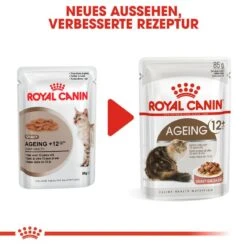 Royal Canin Feline 12+ In Soße Oder Gelee Nassfutter Für ältere Katzen -Günstiges Futter Katze Geschäft royal canin feline 12 in sosse oder gelee nassfutter fuer aeltere katzen 1565867909