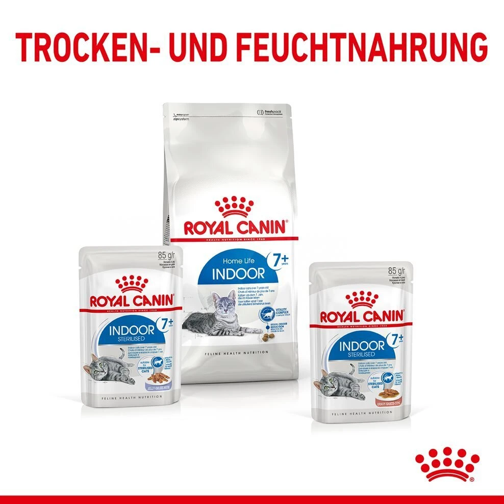 Royal Canin Indoor Sterilised Katzenfutter 7+ Nass In Gelee Und Sauce 10 Royal Canin Indoor Sterilised Katzenfutter 7+ Nass In Gelee Und Sauce – Bild 8