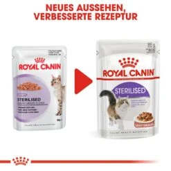 Royal Canin Sterilised Nassfutter 19 Royal Canin Sterilised Nassfutter -Günstiges Futter Katze Geschäft royal canin sterilised nassfutter in sosse oder gelee fuer kastrierte katzen 1565873037