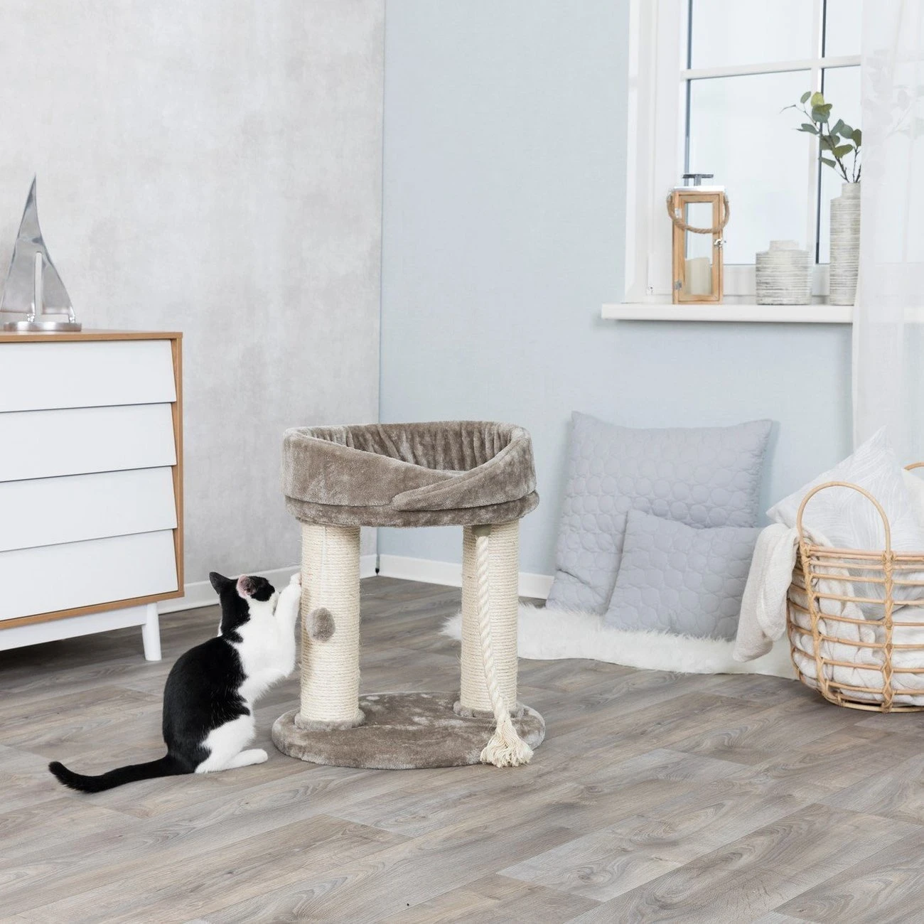 TRIXIE Kleiner Kratzbaum Marcela Mit Liegefläche 4 TRIXIE Kleiner Kratzbaum Marcela Mit Liegefläche – Bild 2