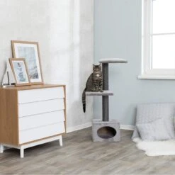 TRIXIE Kratzbaum Galeno Grau -Günstiges Futter Katze Geschäft trixie kratzbaum galeno grau 1609319953