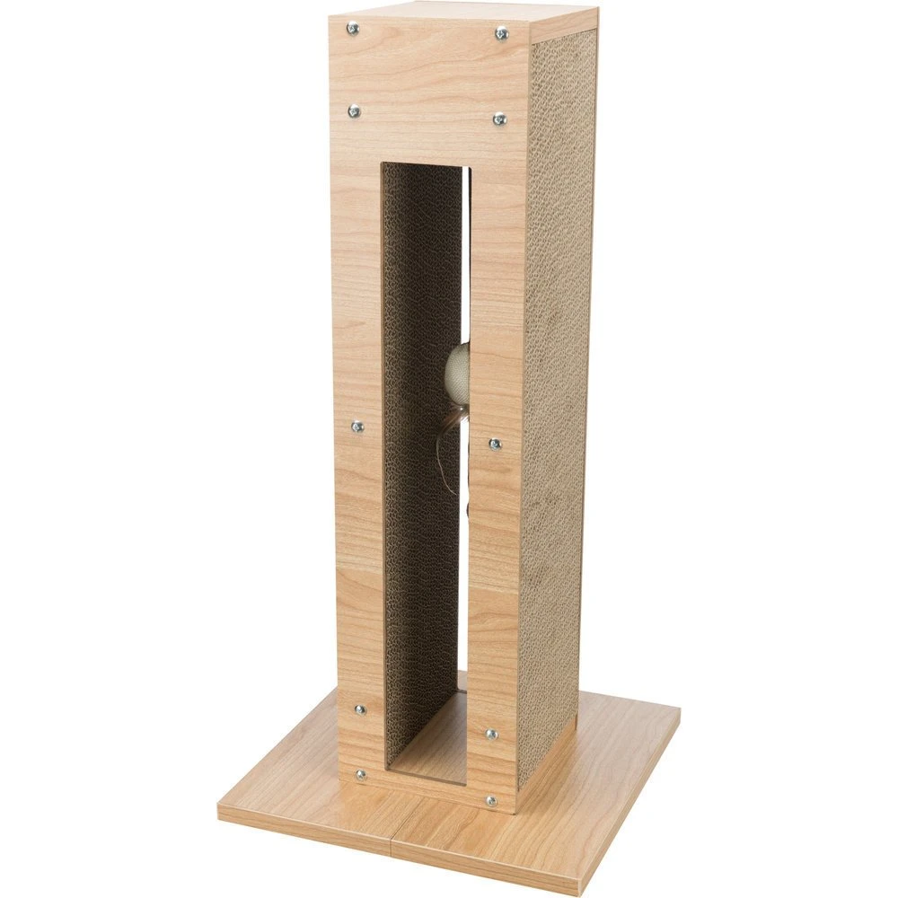 TRIXIE Kratzsäule Mit Spielzeug 4 TRIXIE Kratzsäule Mit Spielzeug – Bild 2