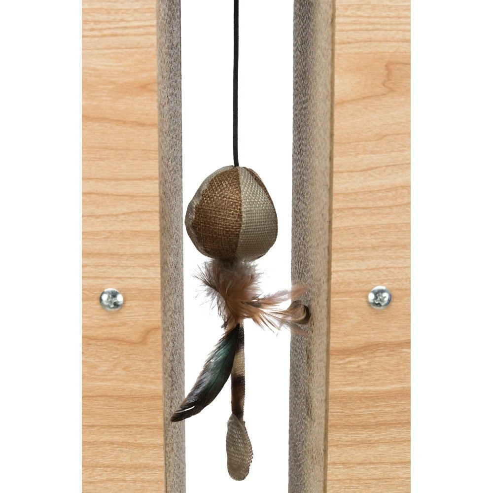 TRIXIE Kratzsäule Mit Spielzeug 7 TRIXIE Kratzsäule Mit Spielzeug – Bild 5