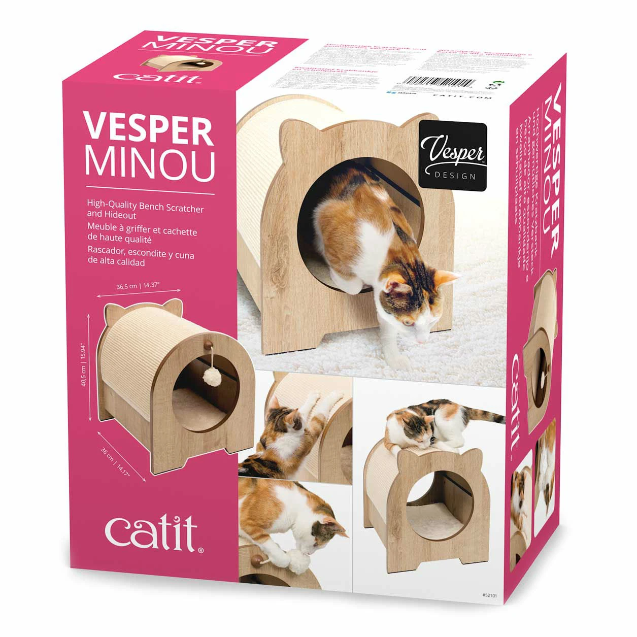 Vesper Katzen Kratzbank Minou 9 Vesper Katzen Kratzbank Minou – Bild 7