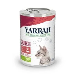 Yarrah Bio-Katzenfutter Bröckchen -Günstiges Futter Katze Geschäft yarrah bio katzenfutter broeckchen3
